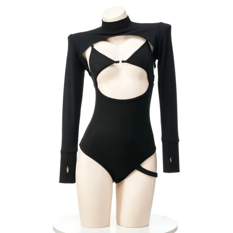 Romper Playsuit Women - Débardeur gothique anime ajouré sans manches