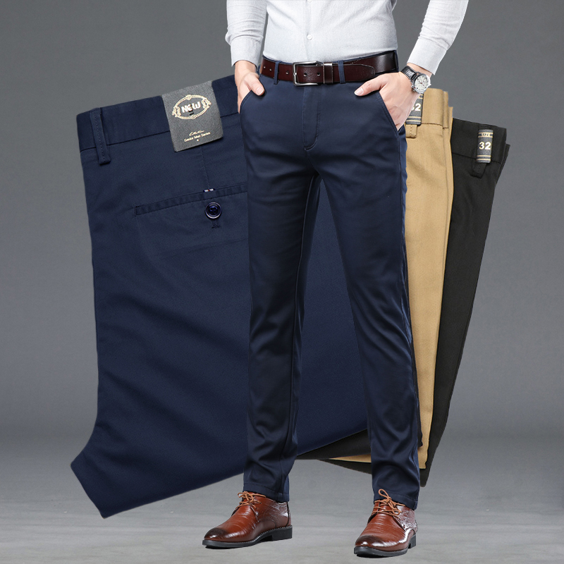 Summer Green Clothing - Été mince hommes mince costume pantalon