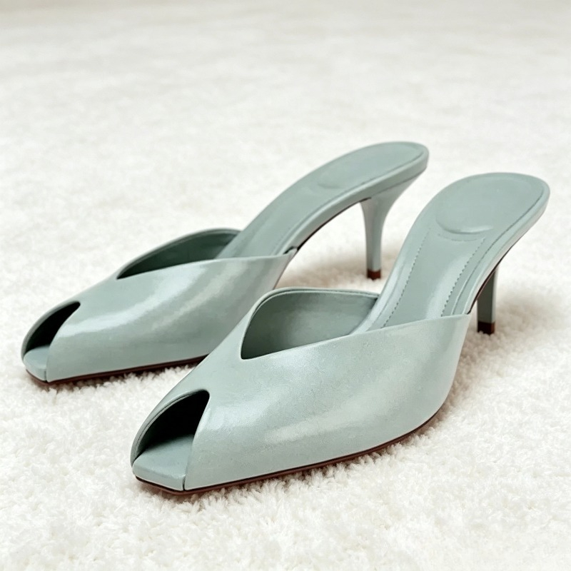 Quality Summer Clothing - Sexy Peep Toe Design marque pantoufles