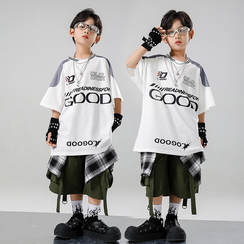 Summer Green Clothing - Vêtements Kpop Hip Hop pour enfants,