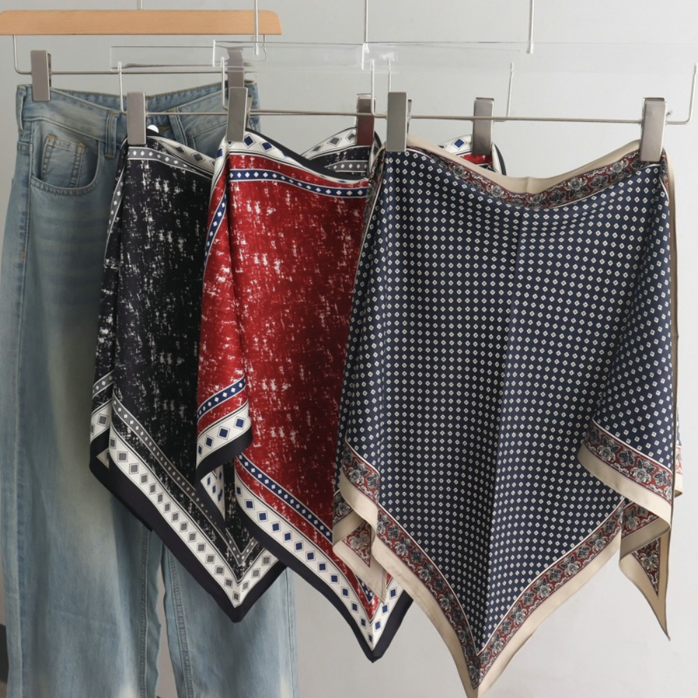 Summer Clothing Wraps - Nouvelle écharpe en satin pour femme,