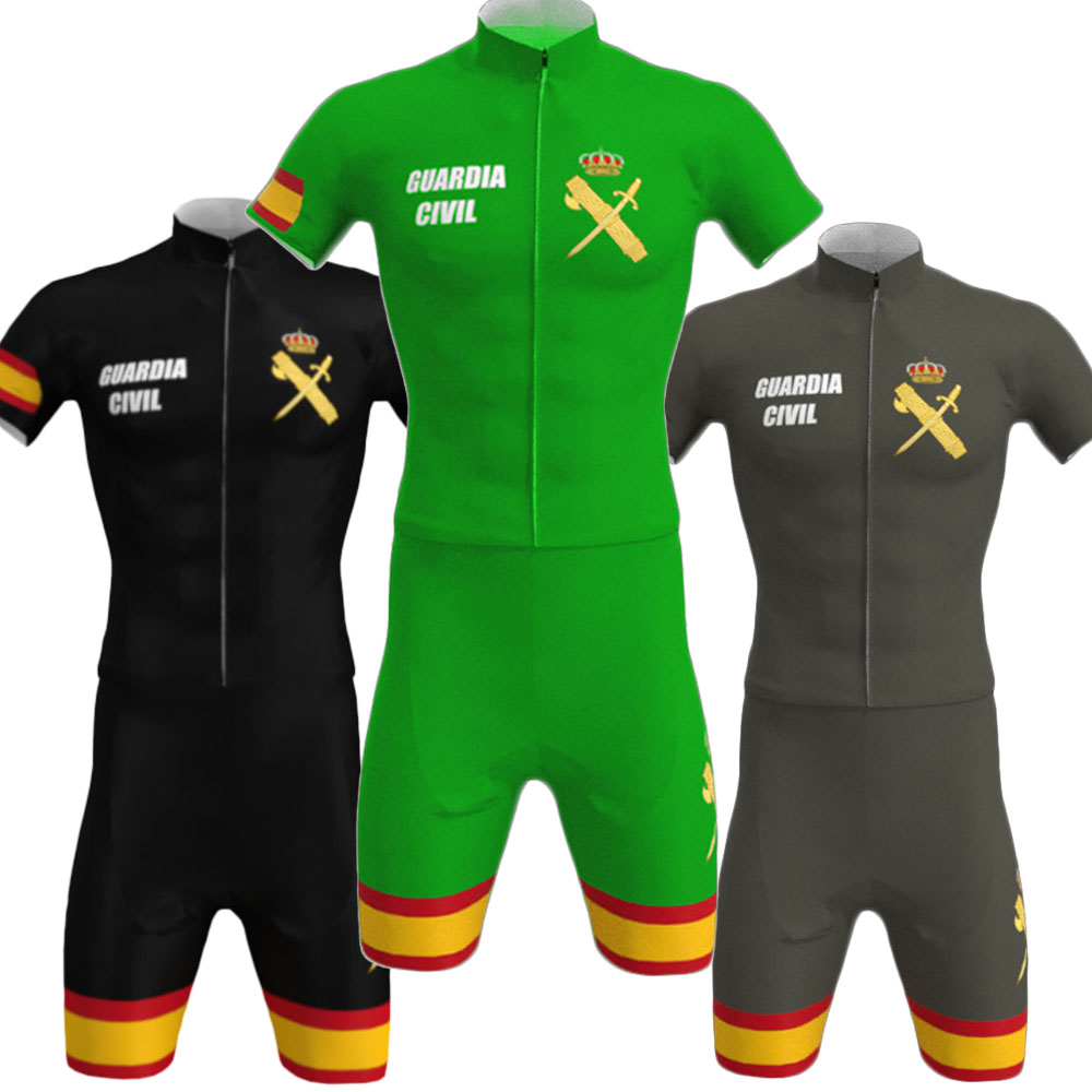 Summer Green Clothing - Maillot de cyclisme de la garde
