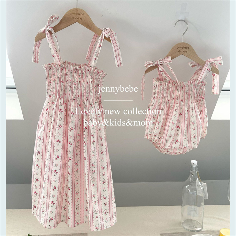 Summer Clothing Europe - Barboteuse d'été à bretelles pour petites