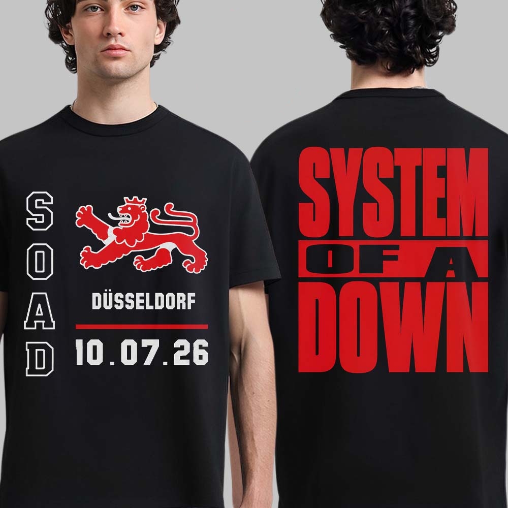 Summer Clothing Europe - T-shirt du tournée européenne System of