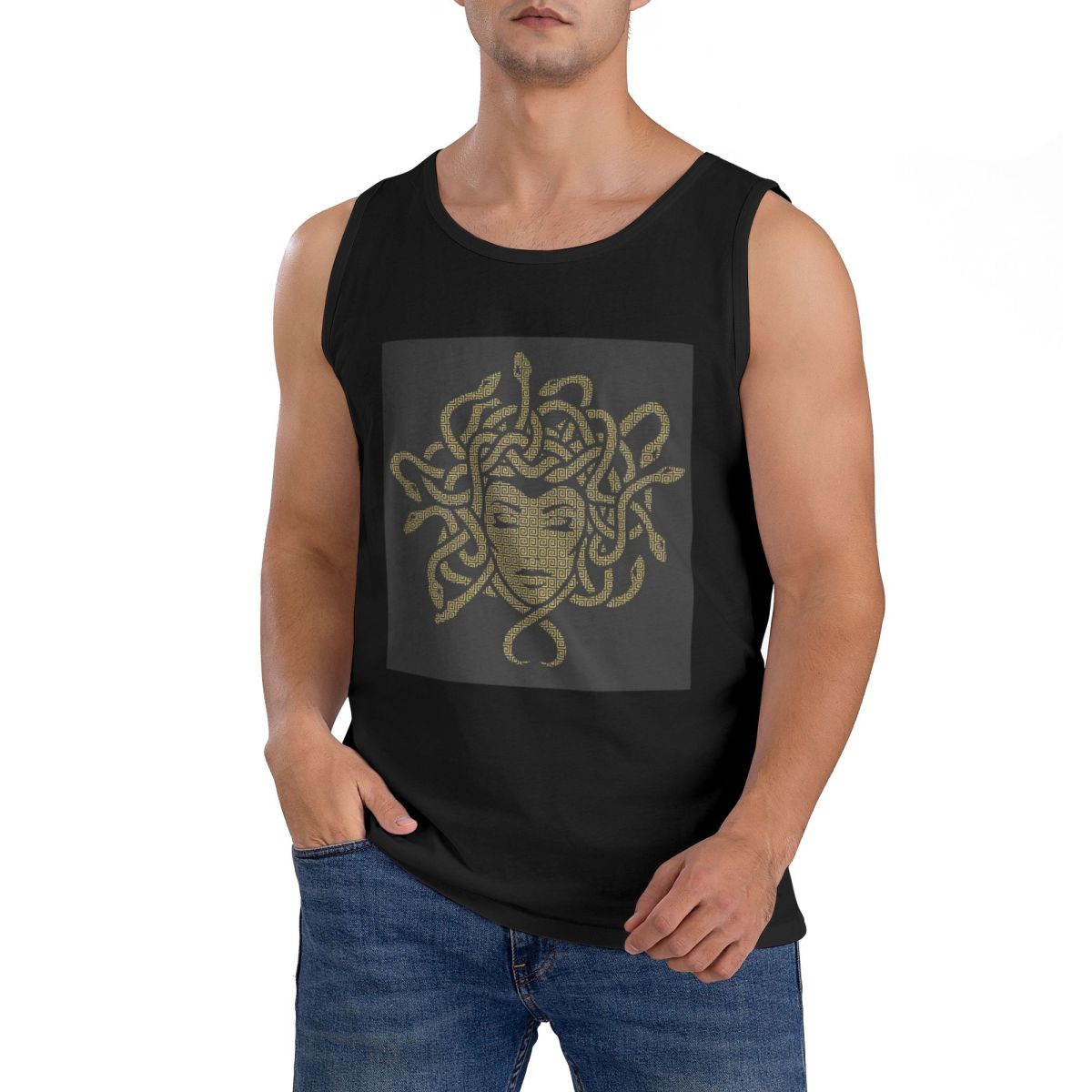 Summer Clothing For Greece - T-shirt sans manches 100 % coton