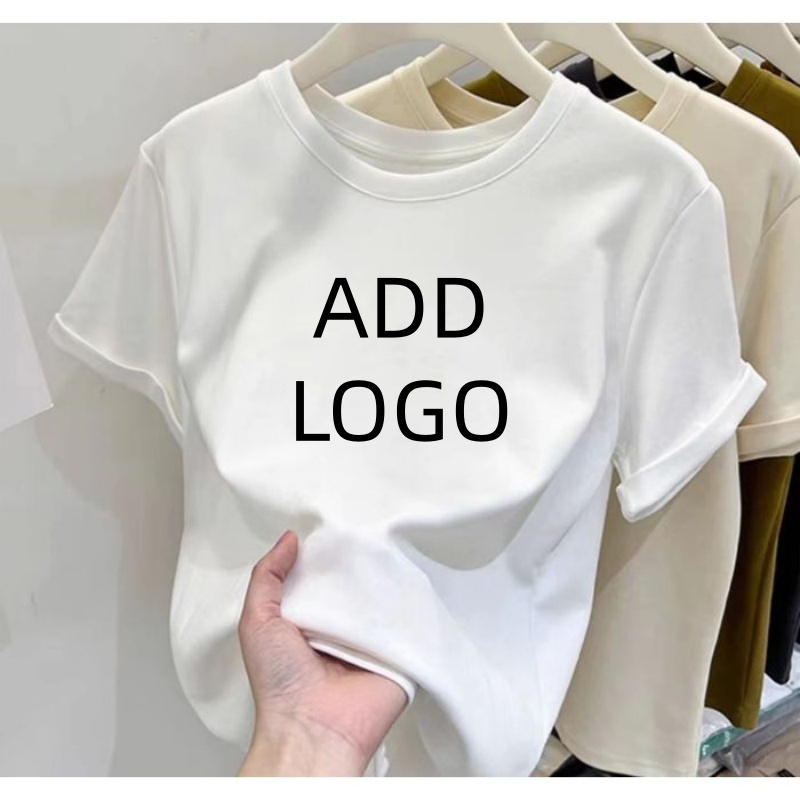 Summer Clothing Juniors - T-shirt en coton personnalisé pour femme,