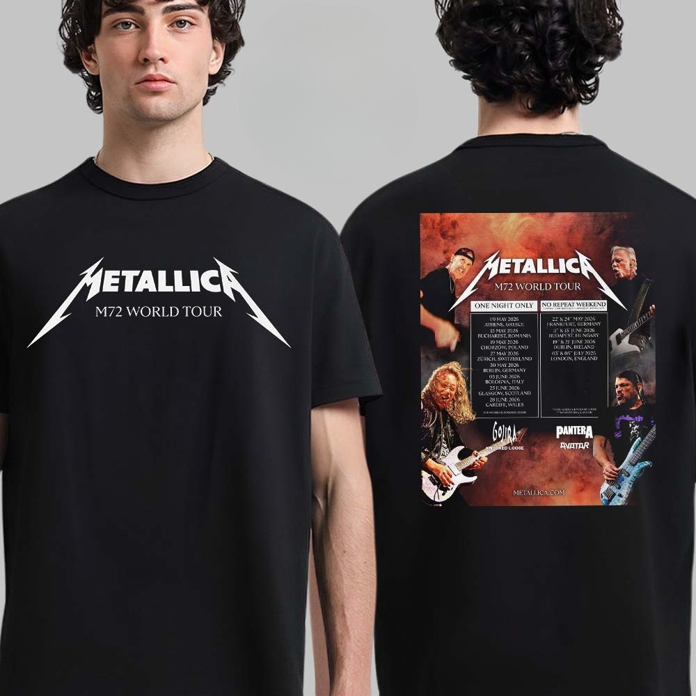 T-shirt Metallica M72 World To - Summer Clothing Europe avis et prix