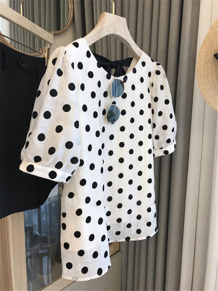 Chemisiers à pois femmes éléga - Summer Clothing Holiday avis et prix