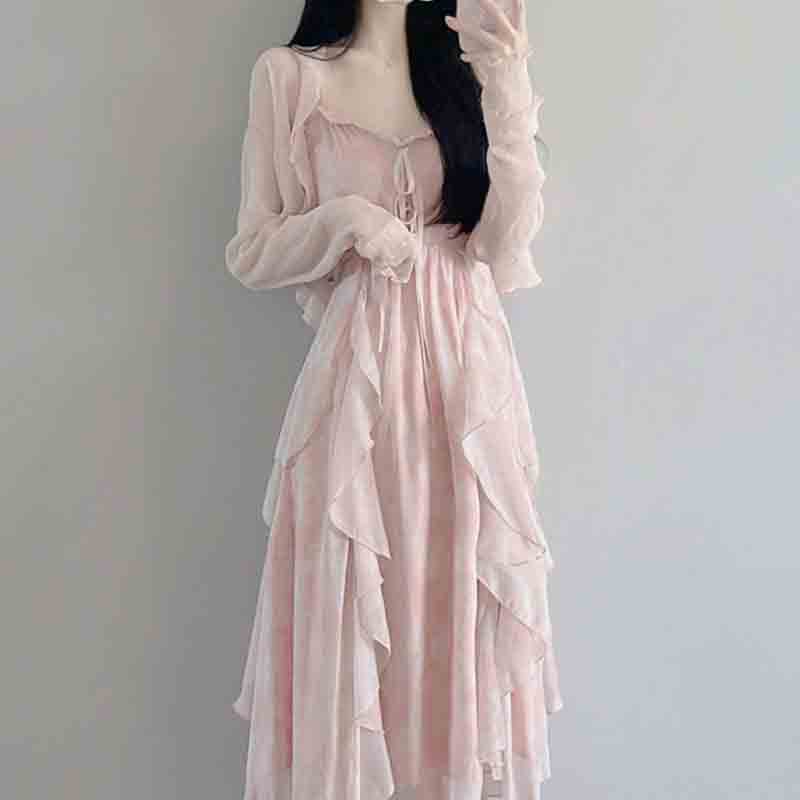 Ensemble de robe à bretelles p - Summer Clothing Juniors avis et prix