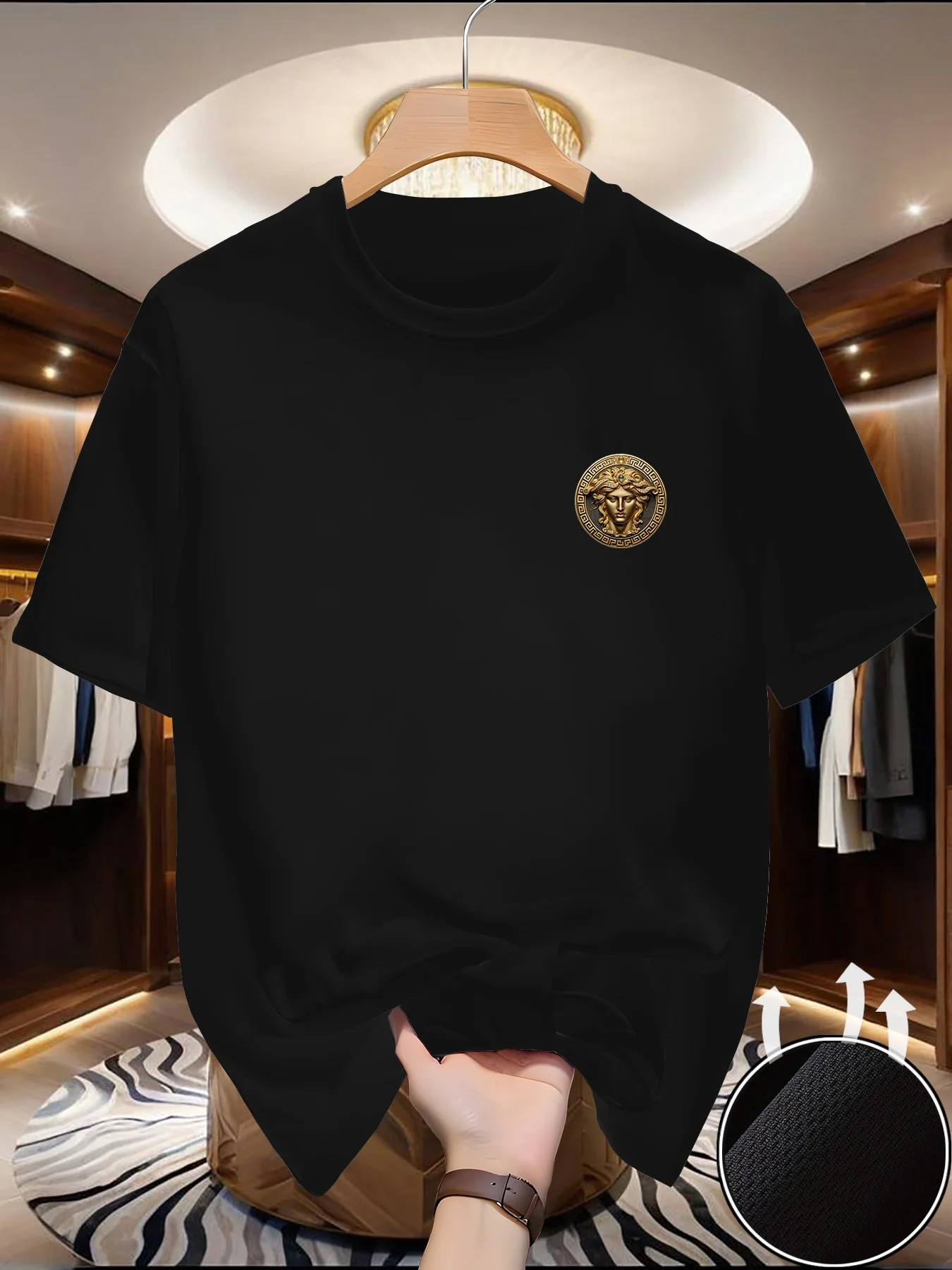 T-shirt pour homme à imprimé f - Summer Clothing Europe avis et prix