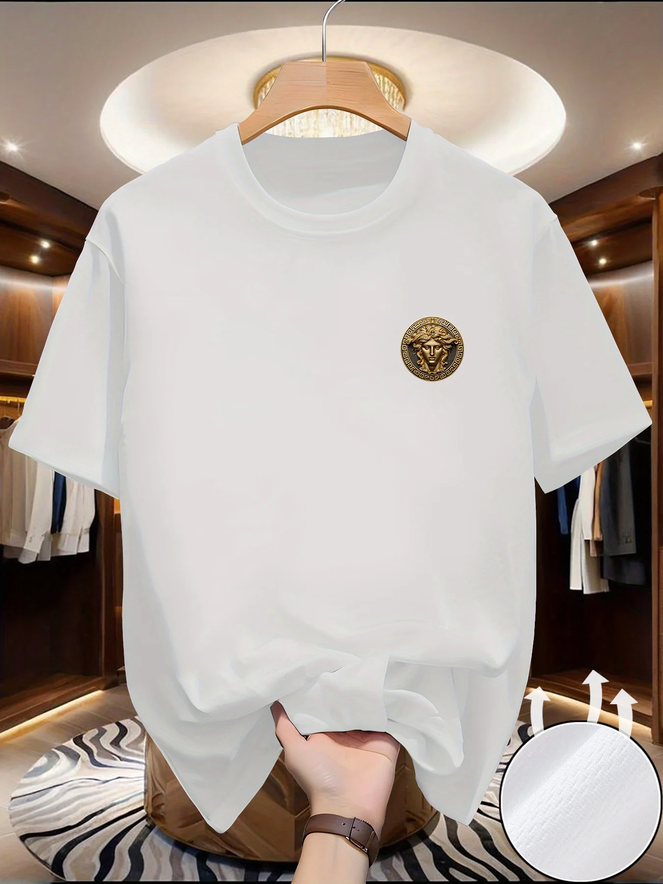 T-shirt pour homme à imprimé f - Summer Clothing Europe avis et prix