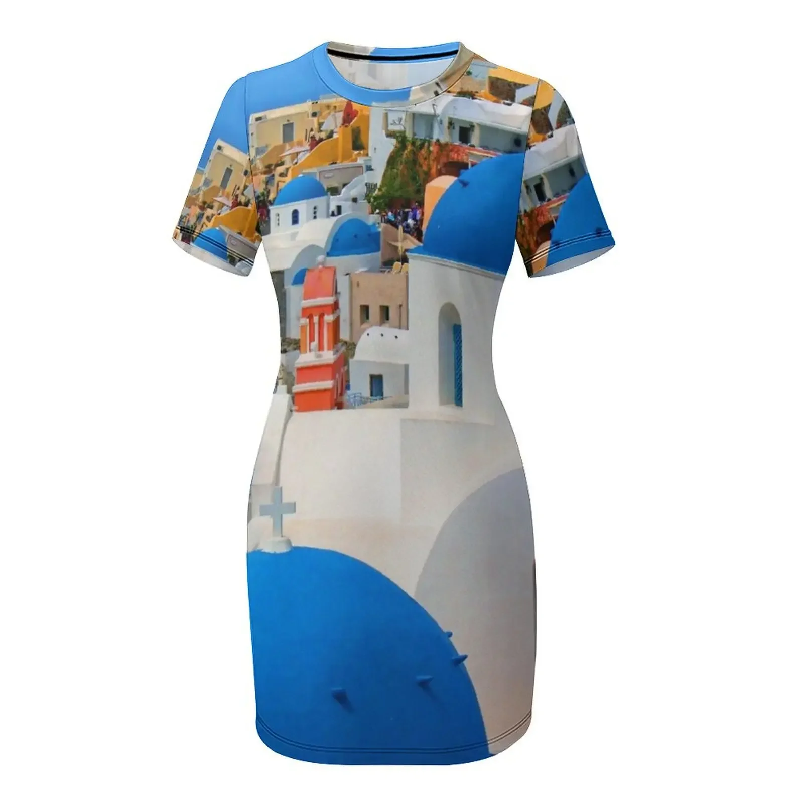 Robe à manches courtes couleur - Summer Clothing For Greece avis et prix