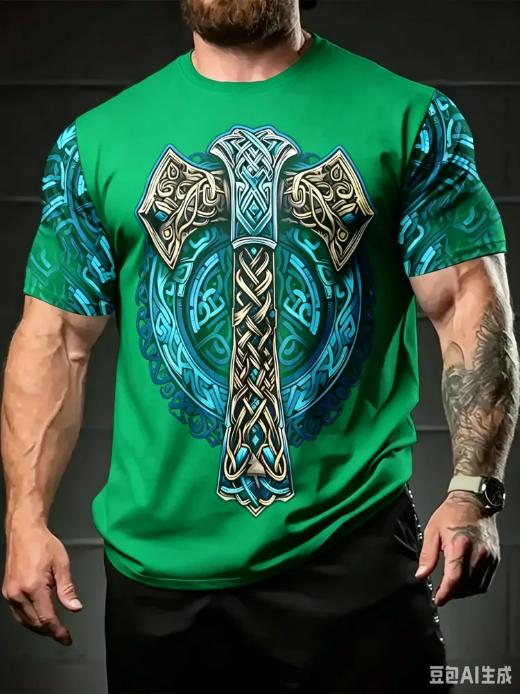 Nouveau T-shirt Homme Imprimé  - Summer Viking Clothing avis et prix