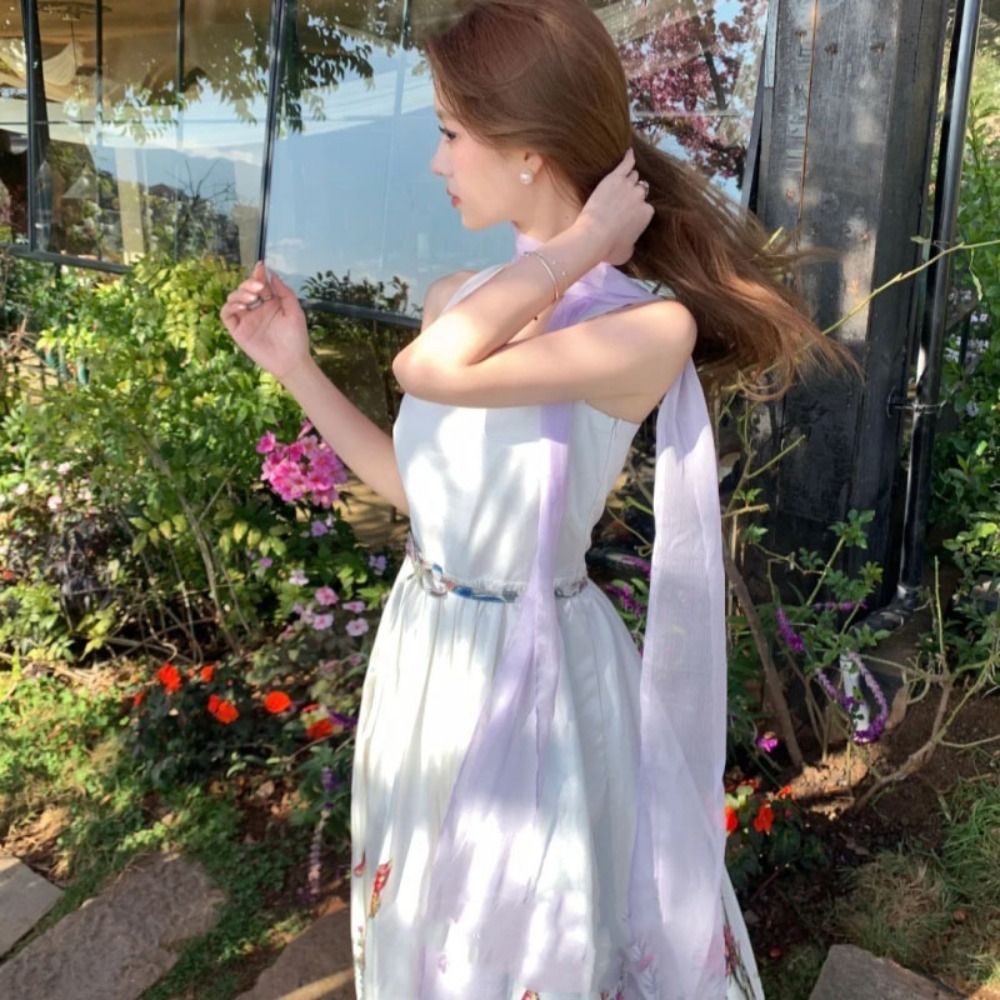 Écharpe longue et fine en soie - Summer Clothing Wraps avis et prix