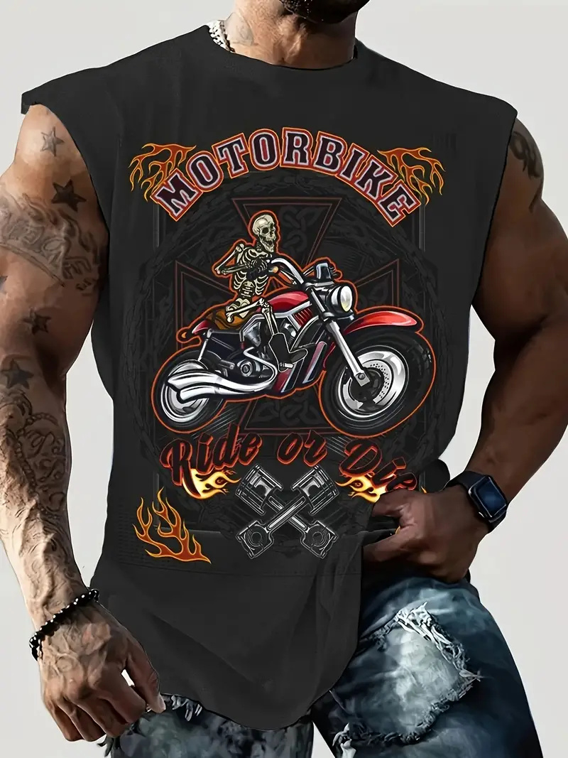 Été Nouveau Hommes Gilet T-shi - Summer Viking Clothing avis et prix