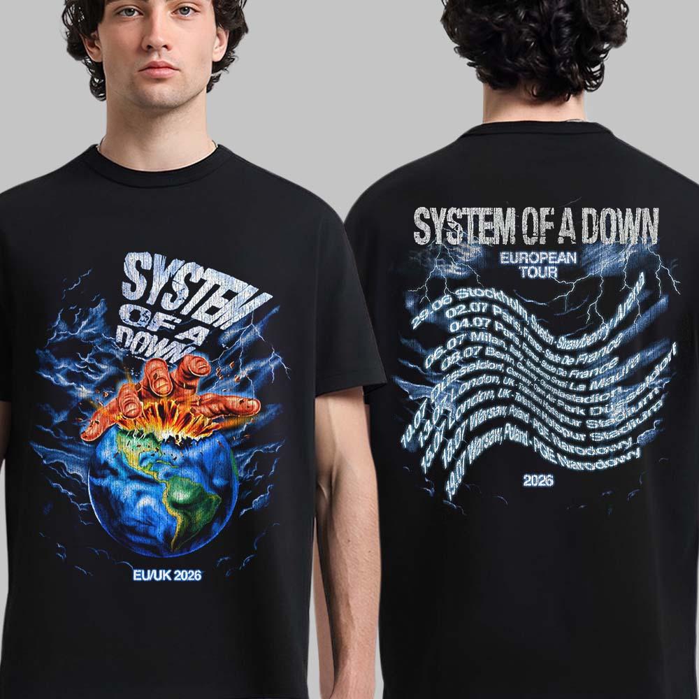 T-shirt System of A Down Europ - Summer Clothing Uk avis et prix