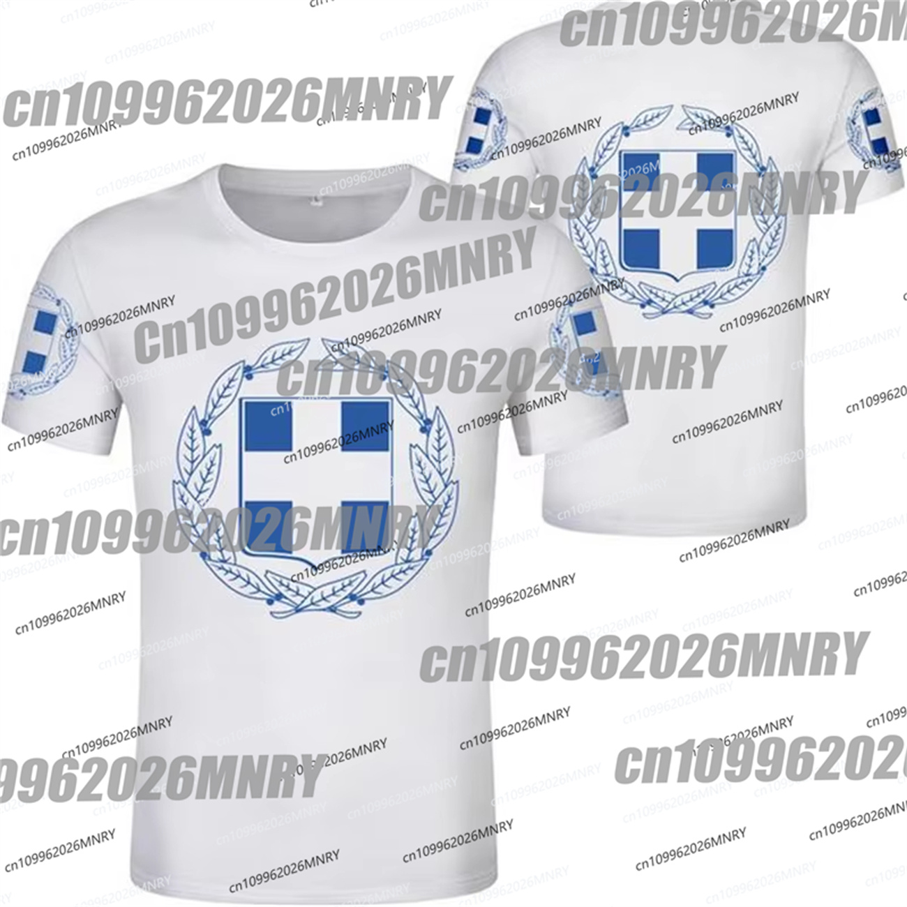 T-shirt graphique avec emblème - Summer Clothing For Greece avis et prix