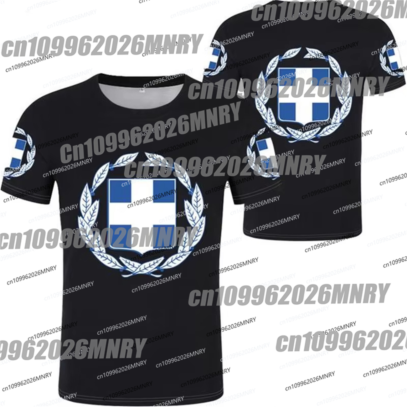 T-shirt graphique avec emblème - Summer Clothing For Greece avis et prix