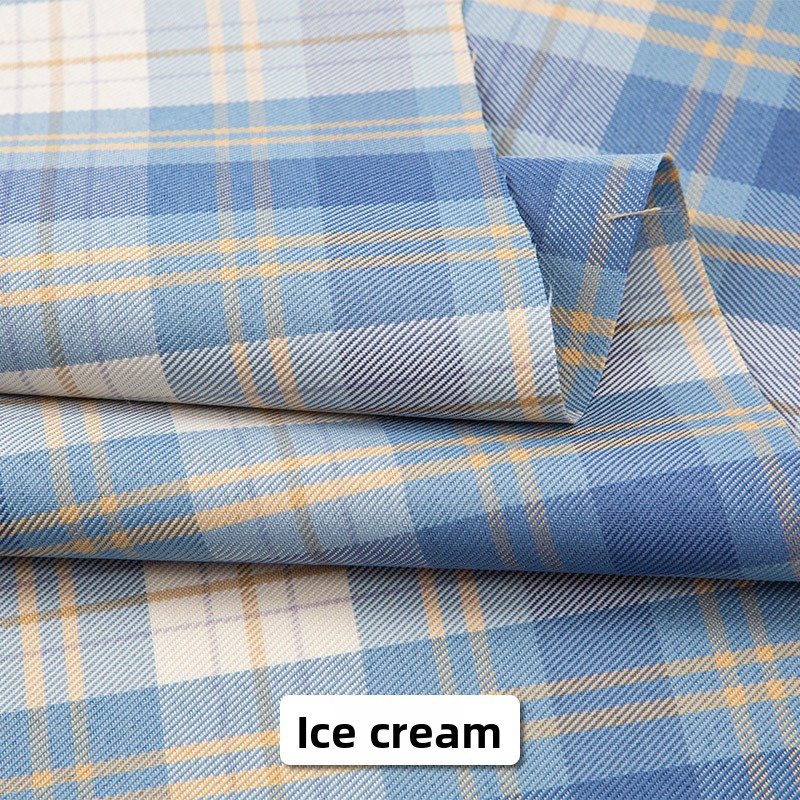 Tissu à carreaux japonais au m - Summer Green Clothing avis et prix