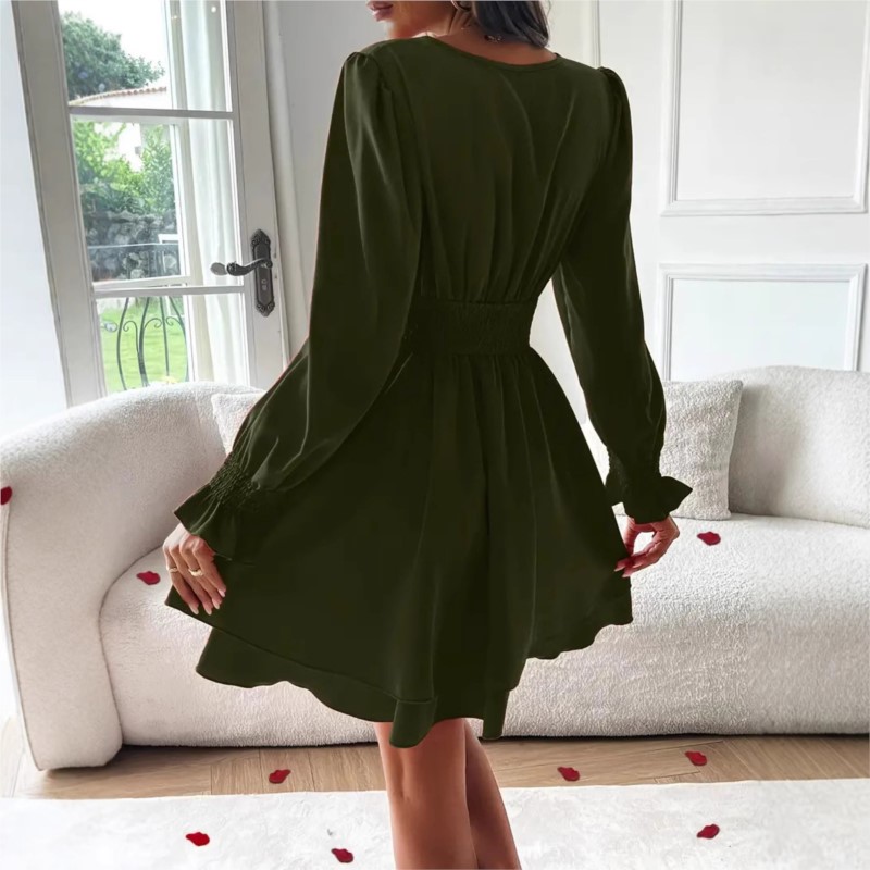 Robes 2025 femme vêtements col - Summer Clothing Wraps avis et prix