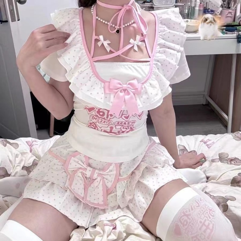 Y2K-Mini jupe Lolita avec nœud - Summer Clothing Juniors avis et prix