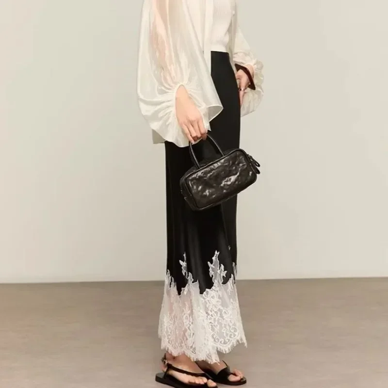 Jupe mi-longue à garniture en  - Summer Clothing Wraps avis et prix