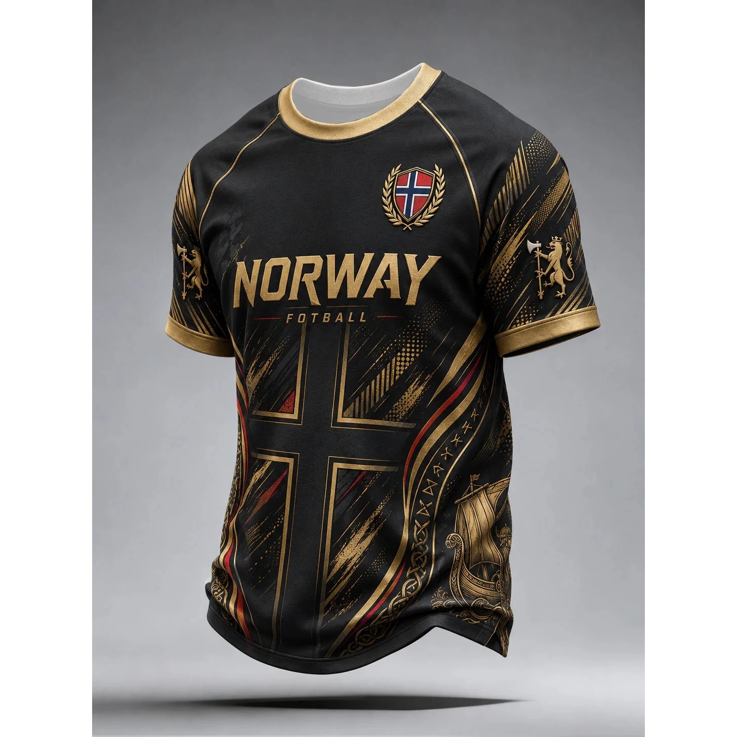 T-shirt de football Norvège po - Summer Viking Clothing avis et prix